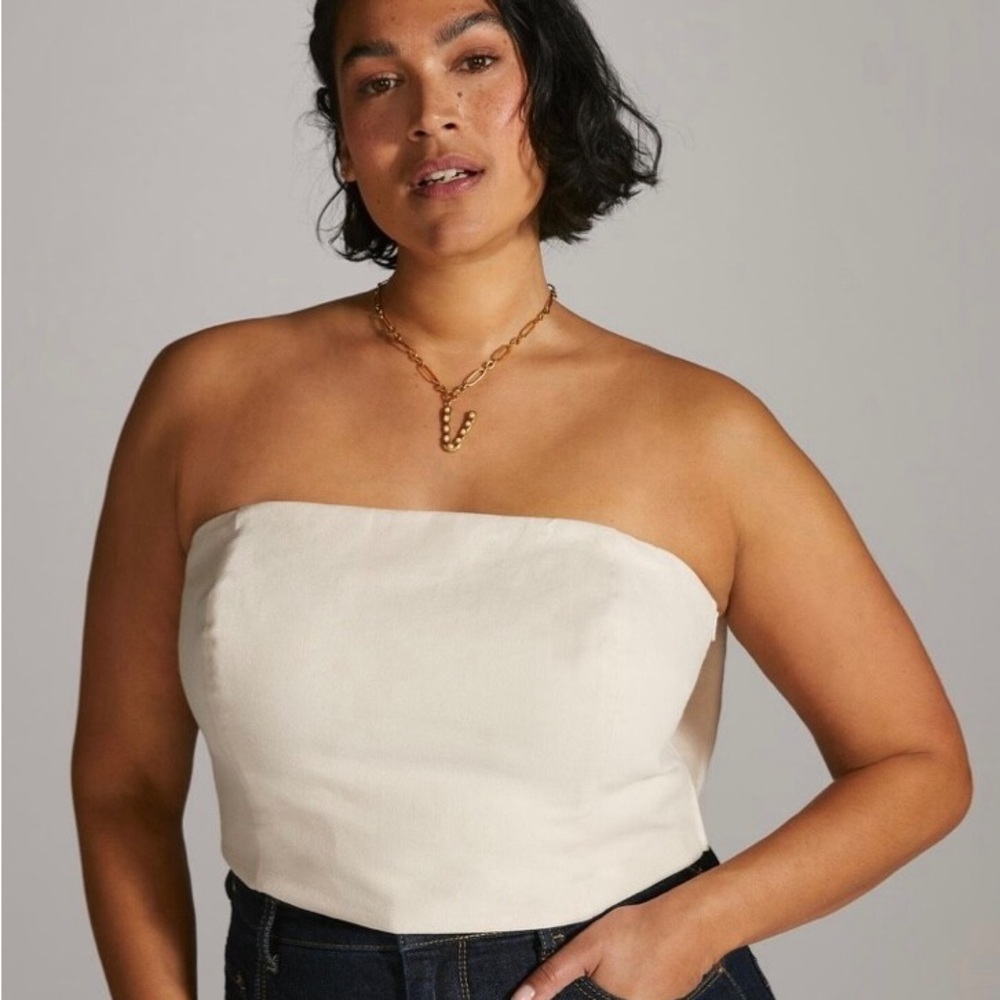 Cropped bow top - Picture 4 of 7
